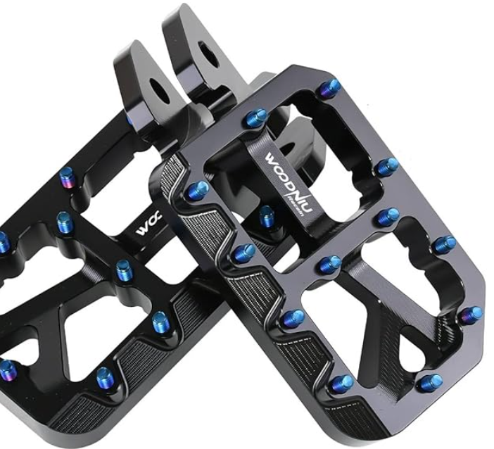 surron lbx pegs (black and titan)
