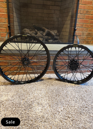 surron ultra bee supermotos 19/16 black from rampart racing